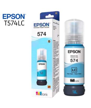 Tinta Epson 574 Cyan Ligh Botella 70ML