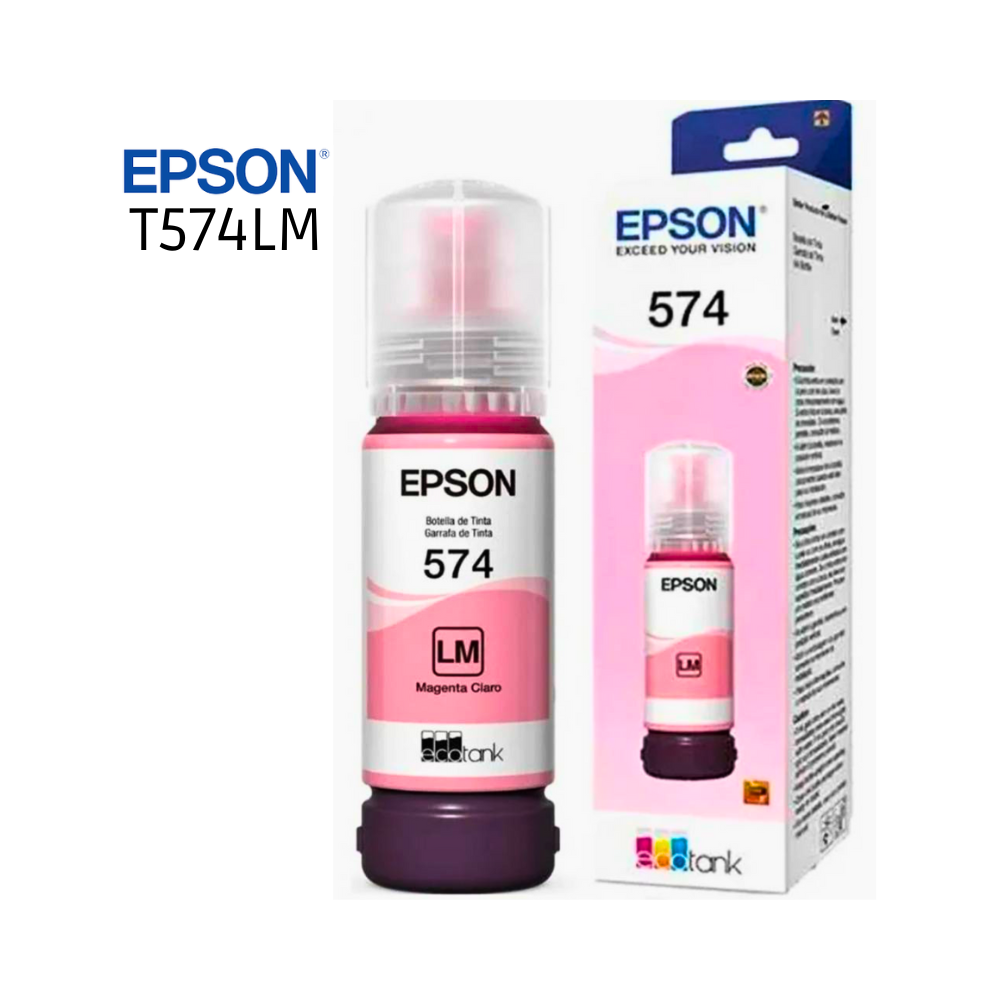 Tinta Epson 574 Magenta Ligh Botella 70ML