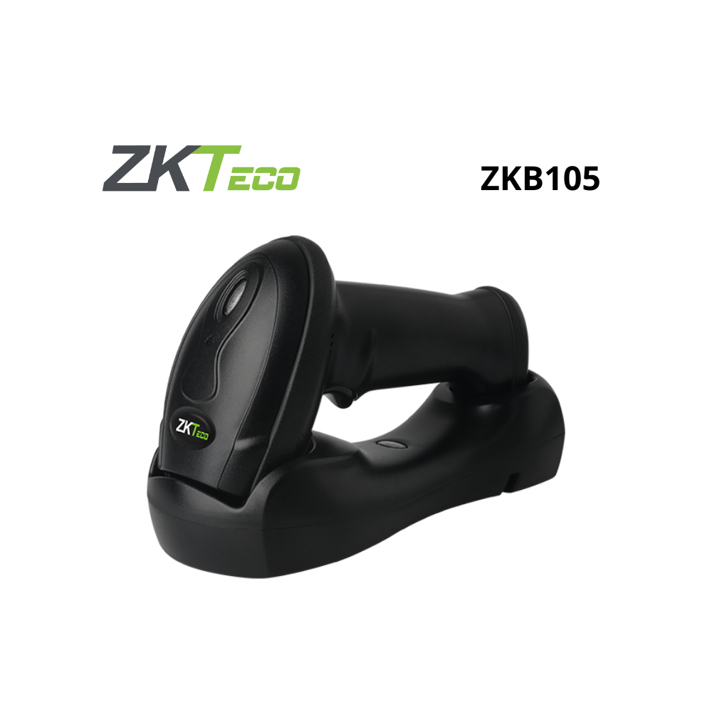 LECTOR CODIGO DE BARRAS ZKTECO ZKB105 1D INALAMBRICO 2.4G