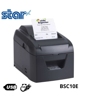 TICKETERA TERMICA STAR BSC10E CON RED Y USB