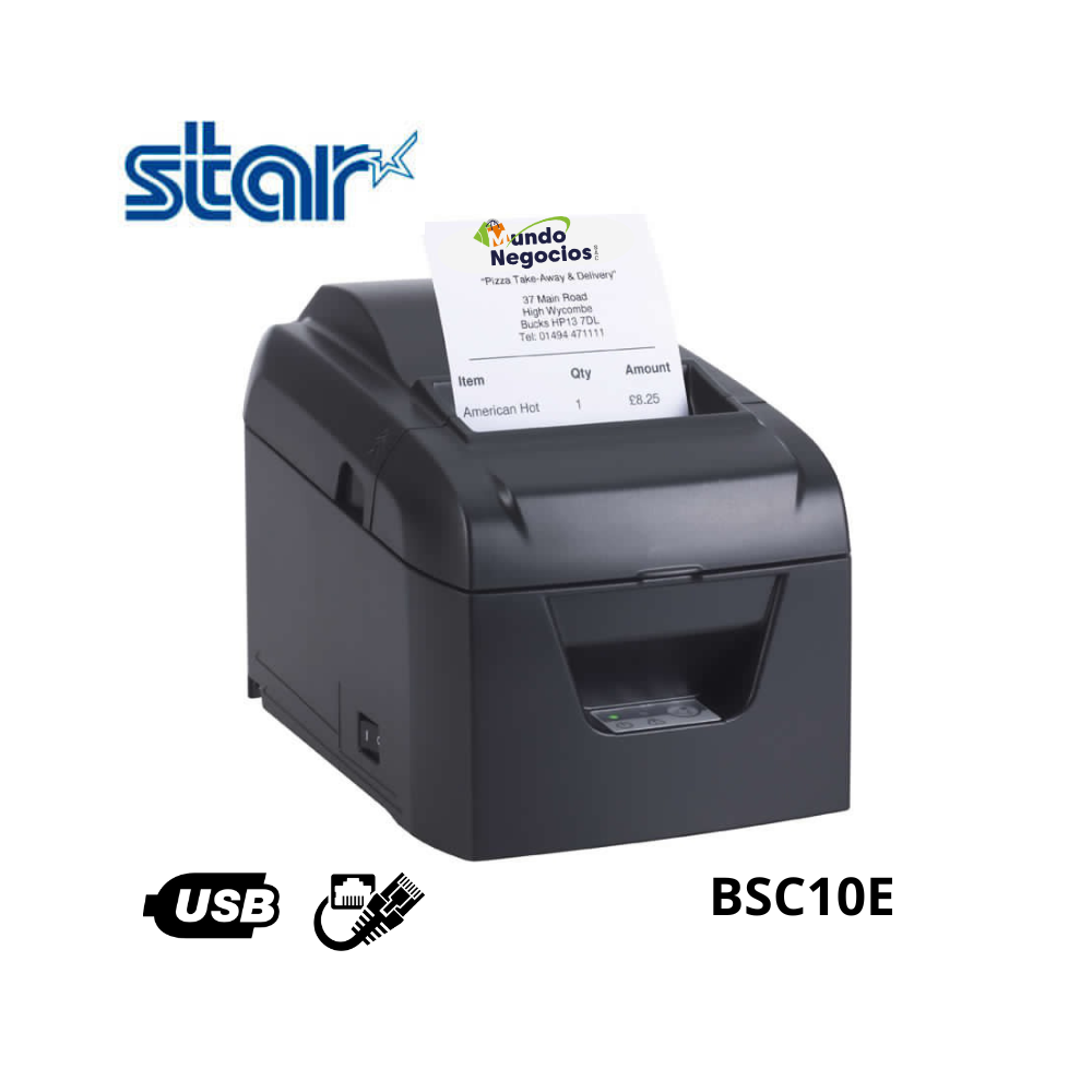 TICKETERA TERMICA STAR BSC10E CON RED Y USB