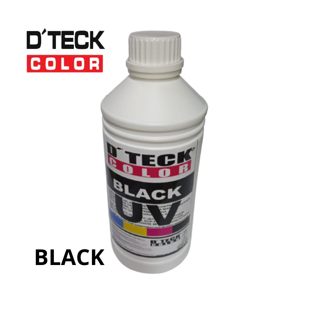 TINTA COMPATIBLE DTECK COLOR 1L LITRO BLACK