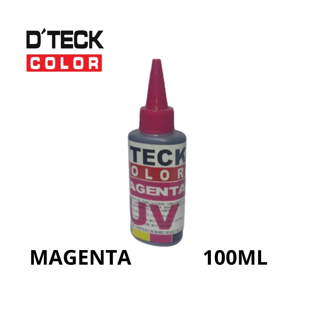 TINTA COMPATIBLE DTECK COLOR 100ML MAGENTA