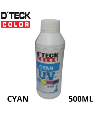 TINTA COMPATIBLE DTECK COLOR 500ML CYAN