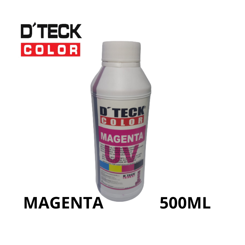 TINTA COMPATIBLE DTECK COLOR 500ML MAGENTA