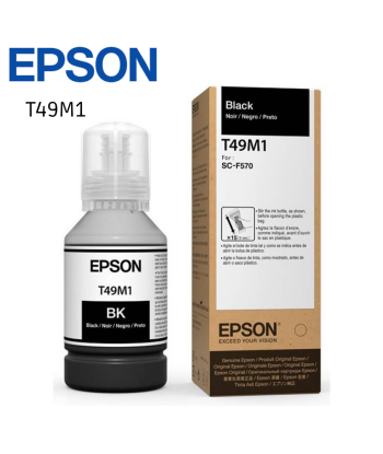 Tinta Sublimacion Epson T49M1 Black 140ML