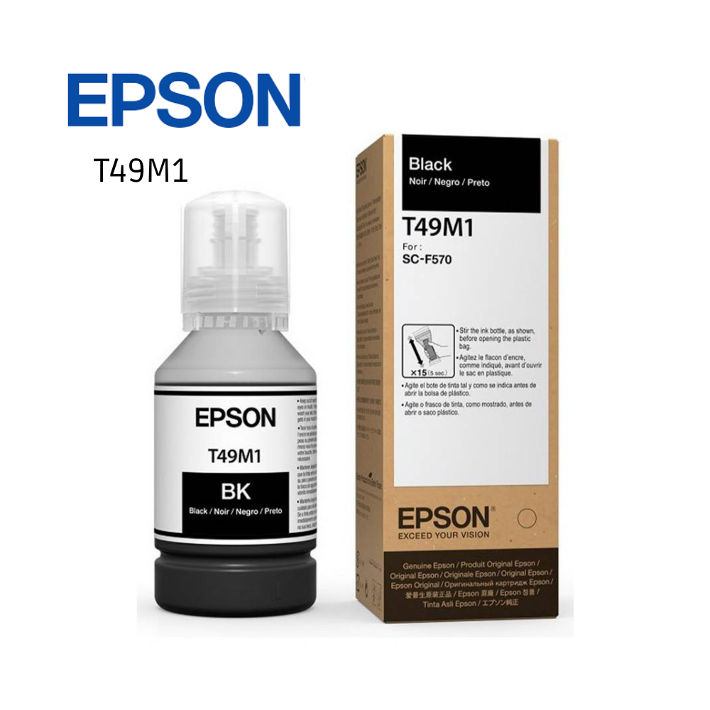 Tinta Sublimacion Epson T49M1 Black 140ML