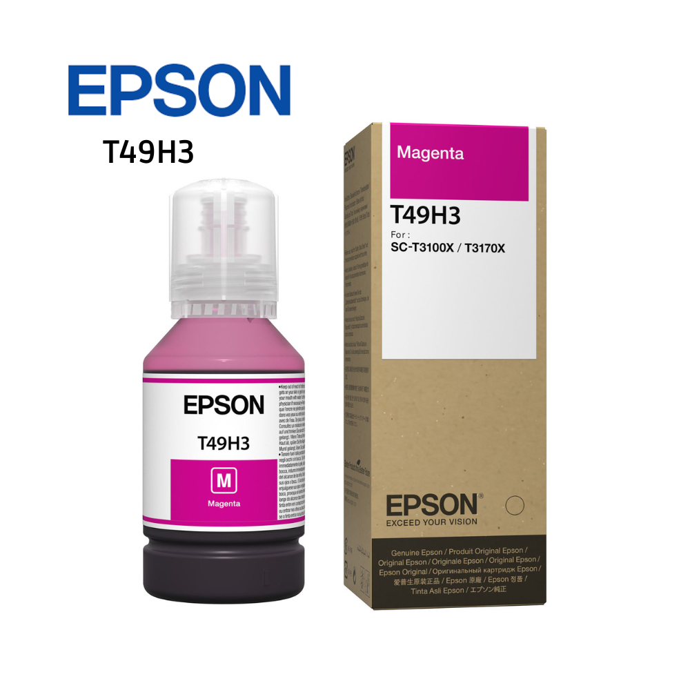 Tinta Sublimacion Epson T49H3 Magenta Botella 140ML