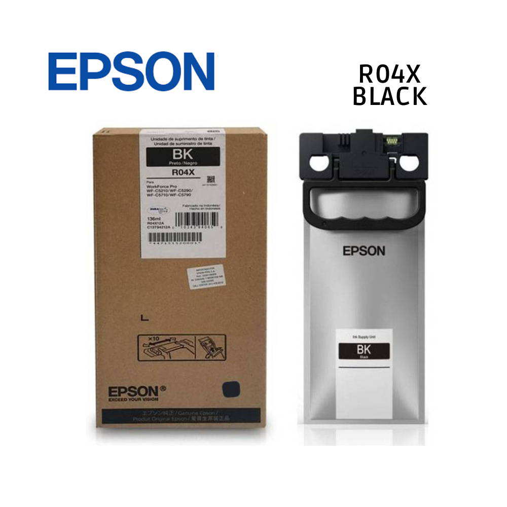 TINTA EPSON T49212A BLACK R04X BLACK PARA WORKFORCE