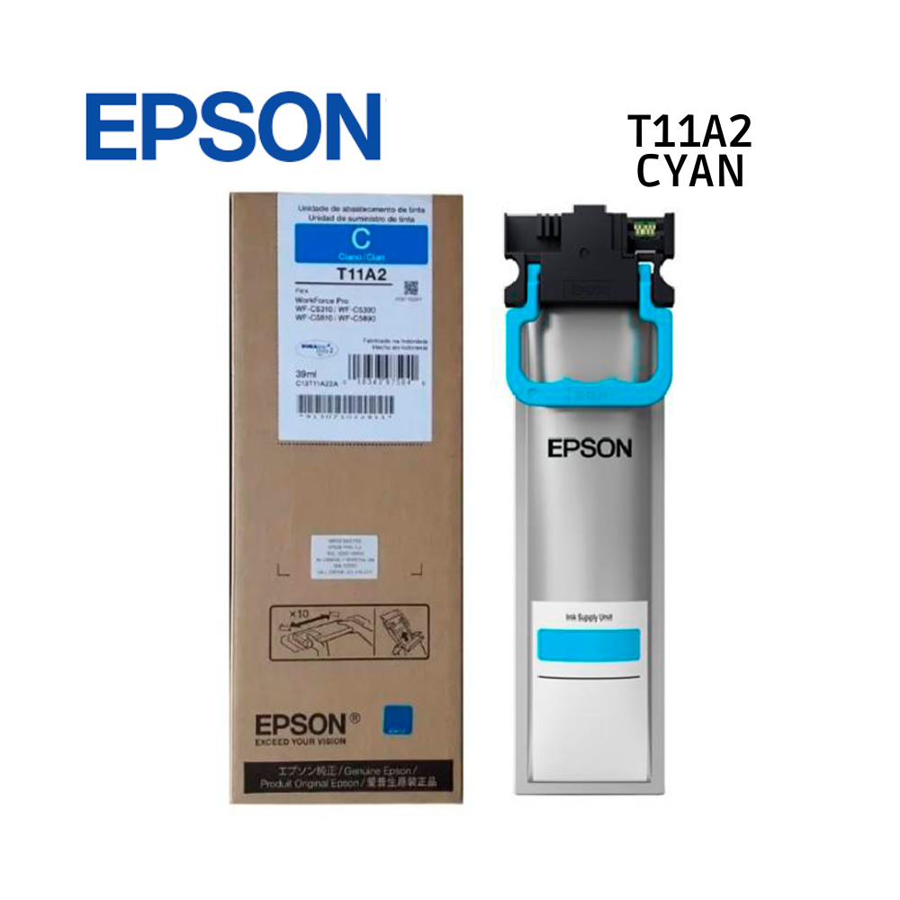 BOLSA DE TINTA EPSON T11A22A CYAN WF-C5810 C5890