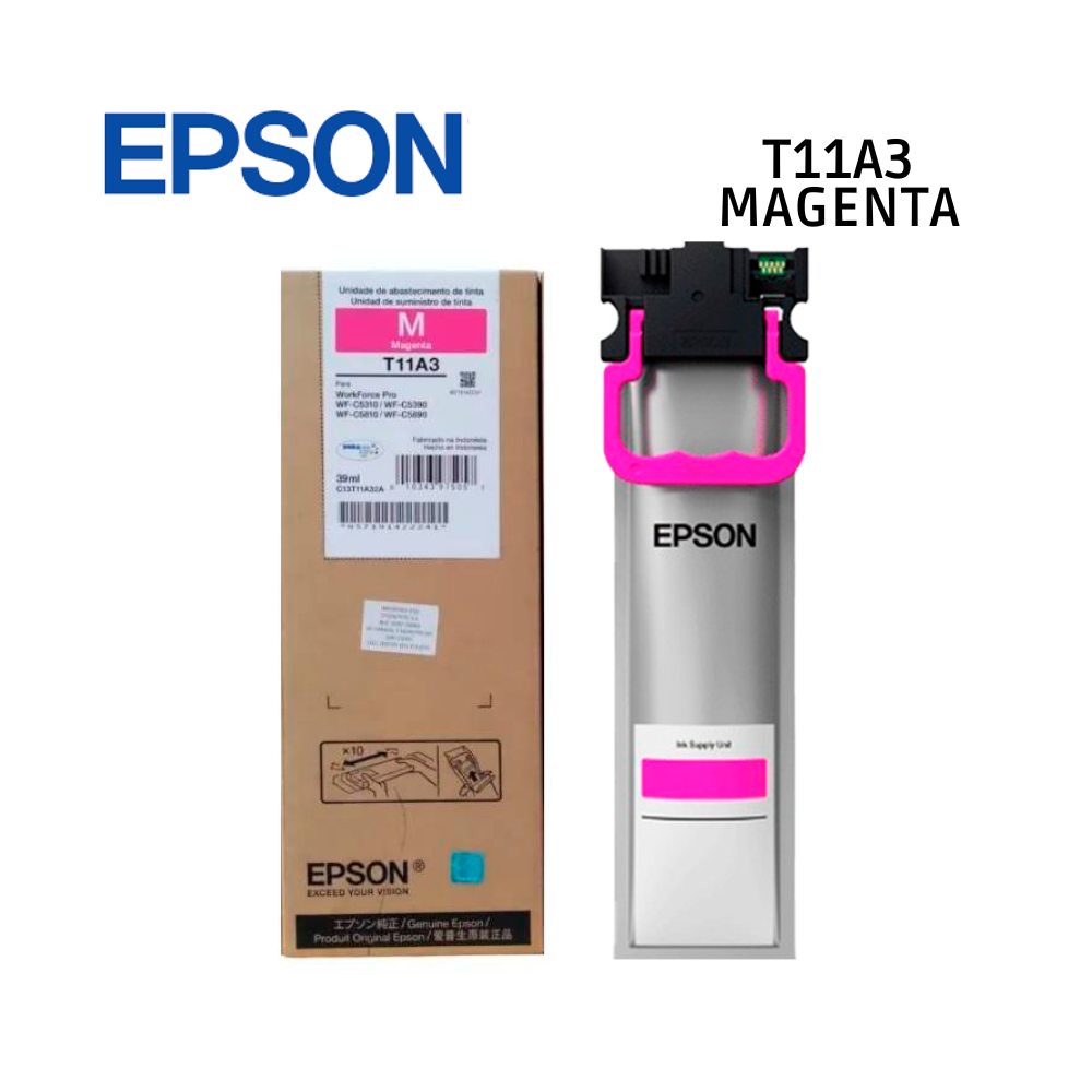 BOLSA DE TINTA EPSON T11A22A MAGENTA WF-C5810 C5890