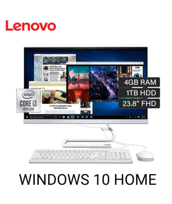 AIO 3 24IMB05 - ALL IN ONE LENOVO 23.8" I3-  4GB RAM 1TB MECANICO