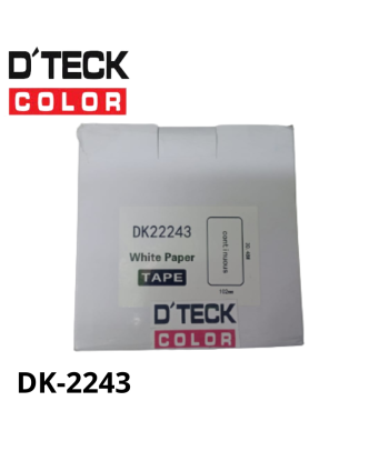 DK22243 | ETIQUETA COMPATIBLE DTECK COLOR DK-2243(102mmx30.4m)