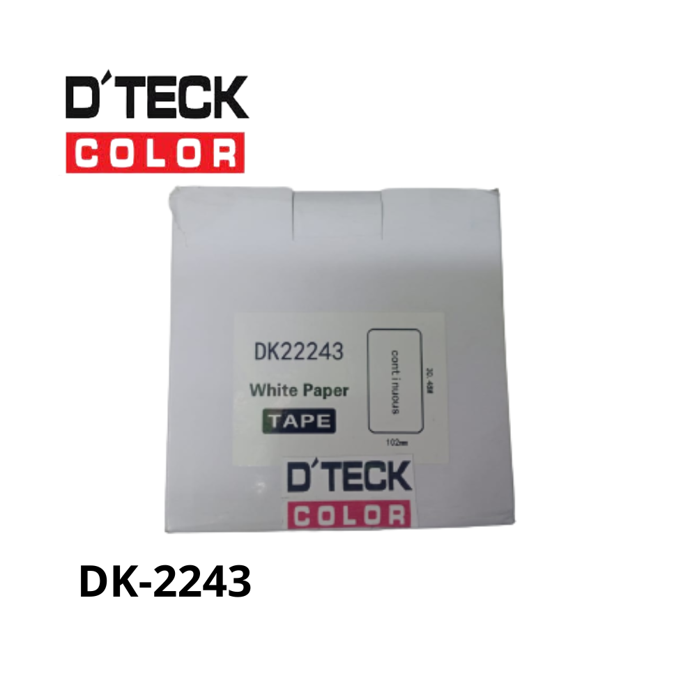 DK22243 | ETIQUETA COMPATIBLE DTECK COLOR DK-2243(102mmx30.4m)