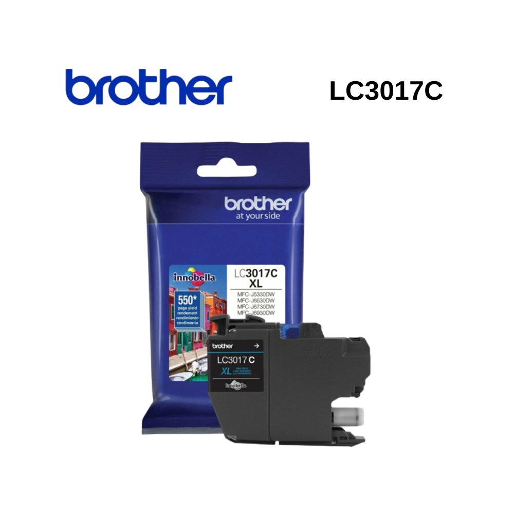 CARTUCHO DE TINTA ORIGINAL BROTHER LC3017C XL