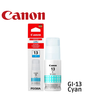 TINTA CANON ORIGINAL GI-13 CYAN BOTELLA 60ML