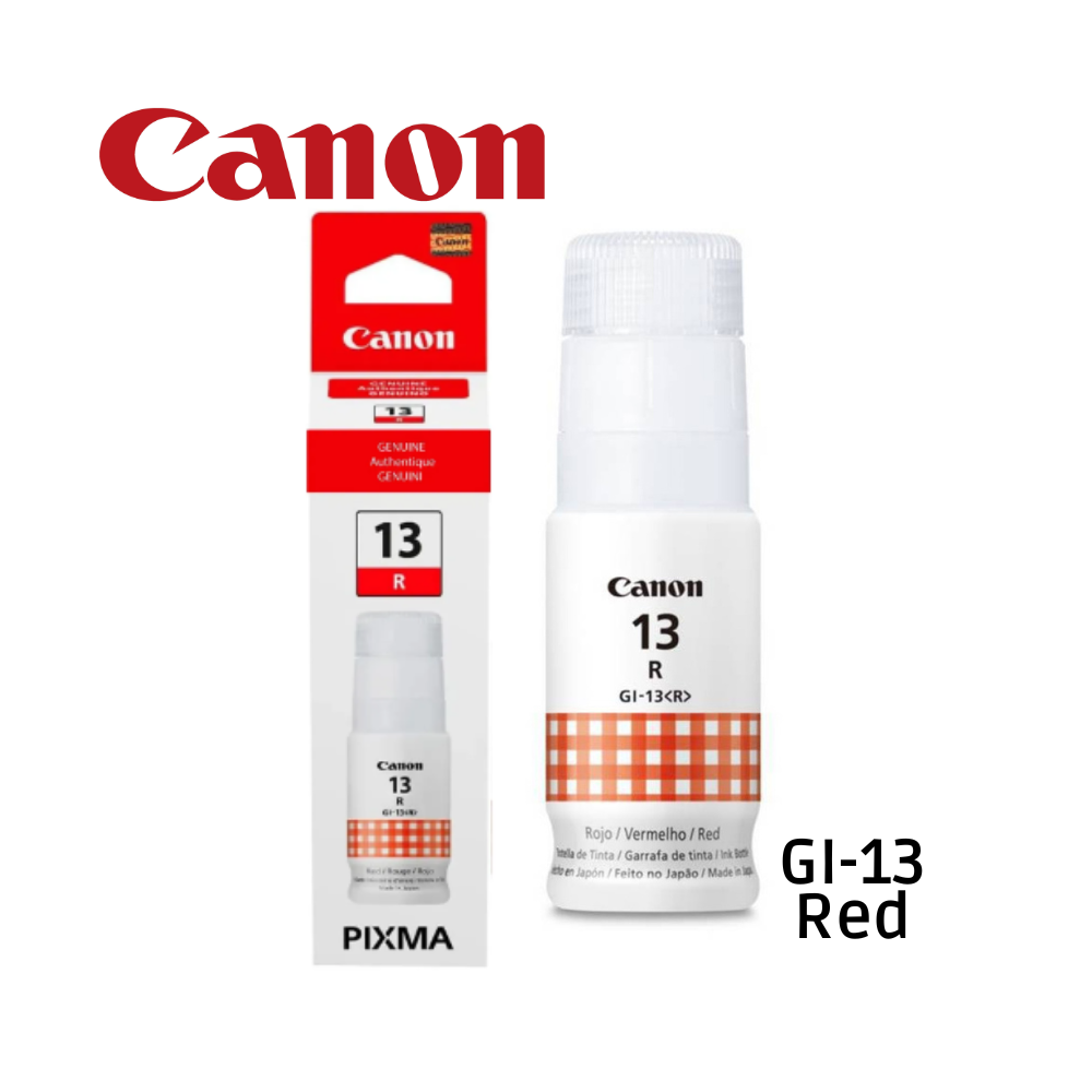 TINTA CANON ORIGINAL GI-13 RED BOTELLA 60ML