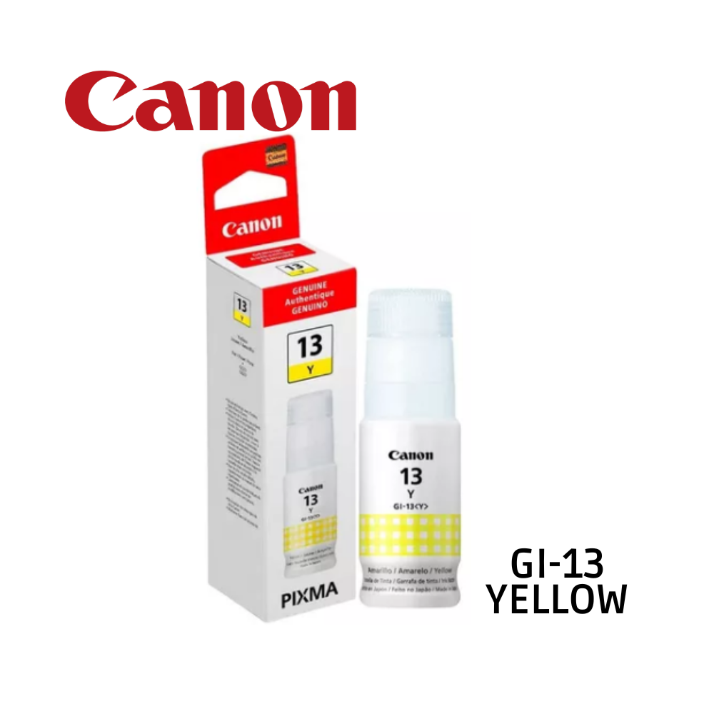 TINTA CANON ORINAL GI-13 YELLOW BOTELLA 60ML