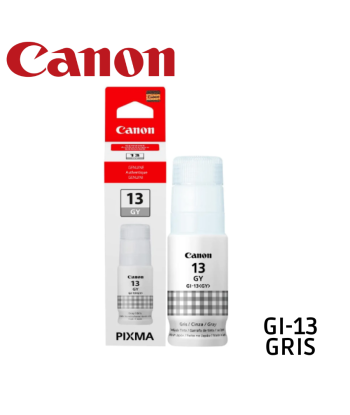 TINTA CANON ORIGINAL GI-13 GRIS BOTELLA 60ML