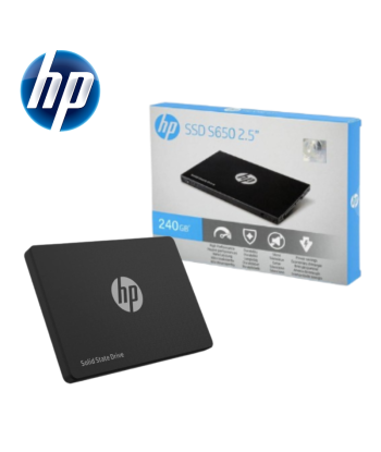 Unidad  Disco Duro Solido HP SSD S650 2.5" 240GB SATA III 6Gb/s