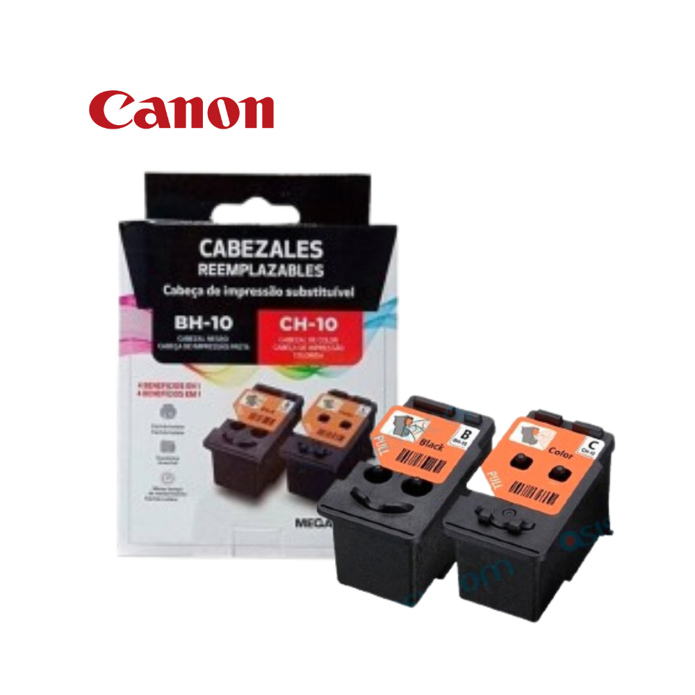 Cabezal Canon Pack BH-10 NEGRO + CH-10 COLOR