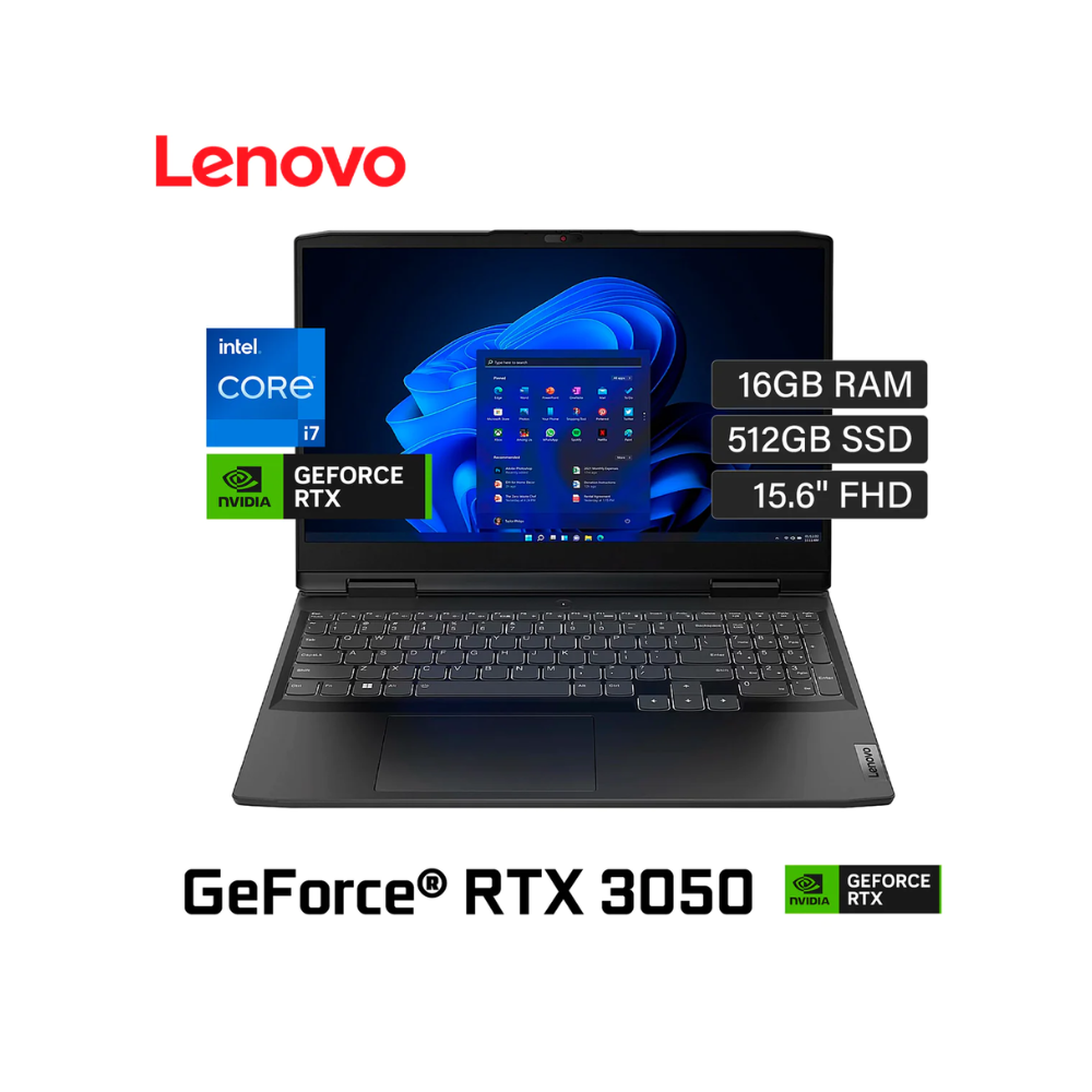 LENOVO LEGION 5 15IAH7 15.6" I7-12700H 16GB 512 SSD RTX 3050Ti 4GB