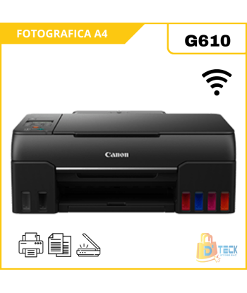 IMPRESORA FOTOGRAFICA MULTIFUNCIONAL CANON PIXMA G610 INALAMBRICA WIFI A4