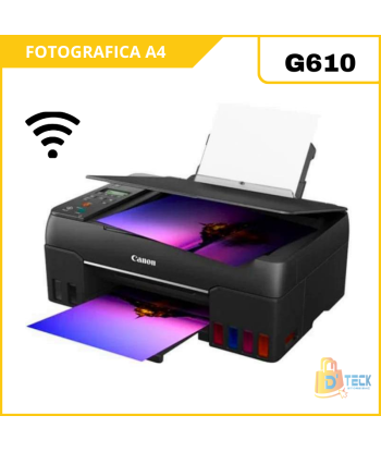 IMPRESORA FOTOGRAFICA MULTIFUNCIONAL CANON PIXMA G610 INALAMBRICA WIFI A4