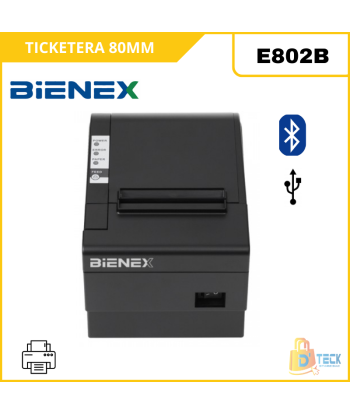 IMPRESORA TERMICA TICKETERA BIENEX E802B 80MM USB BLUETOOH